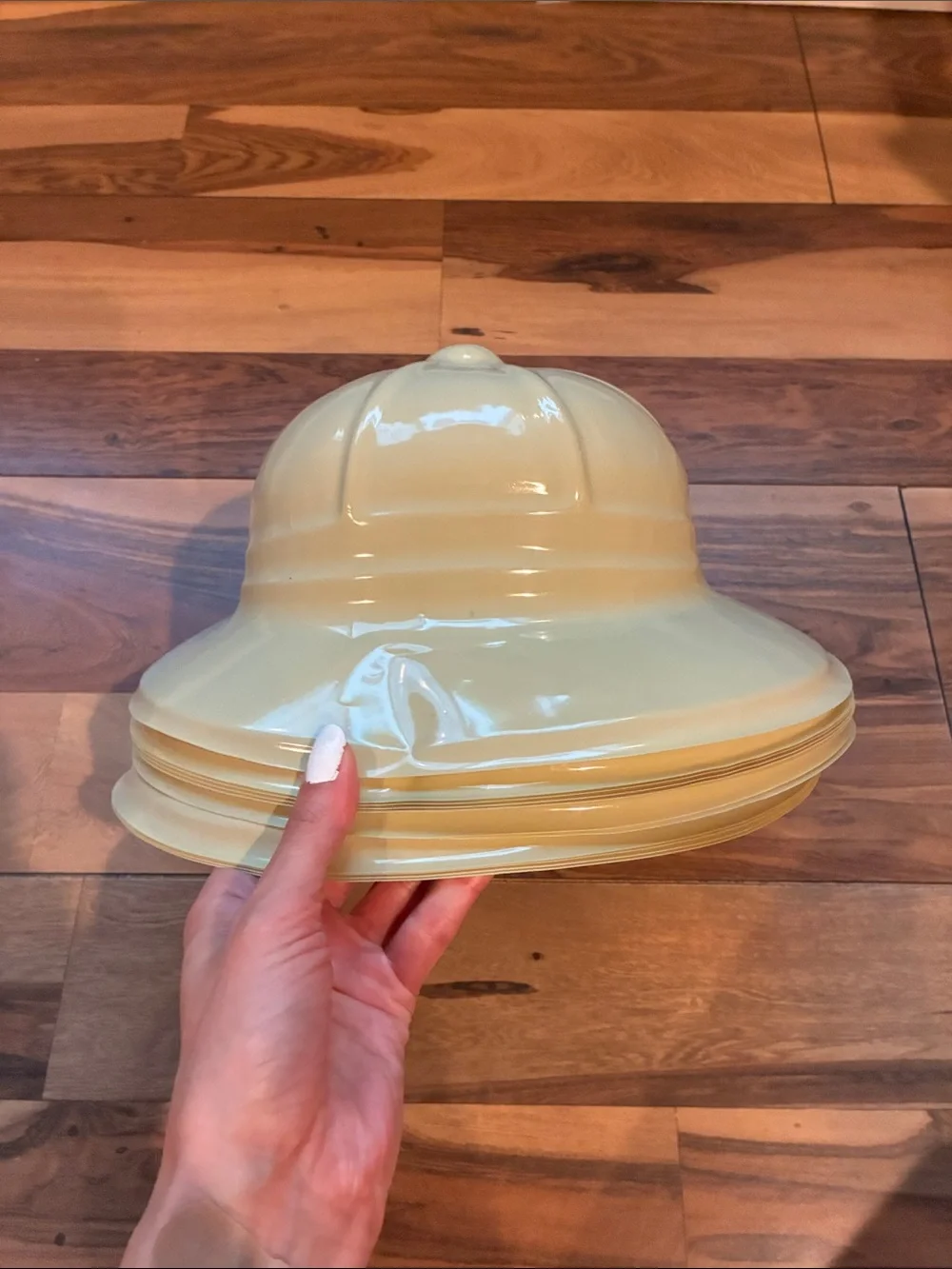 Tan Plastic Party Helmets/Hats - Classic Costume Hat
